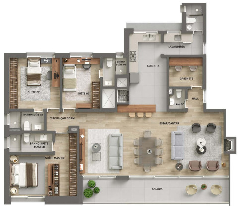 Imagem Apartamento com 3 Quartos à Venda, 187 m² em Auxiliadora - Porto Alegre