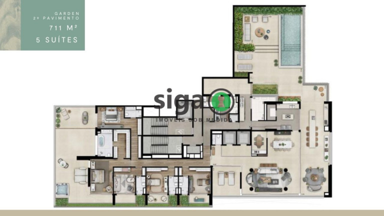 Imagem Apartamento com 5 Quartos à Venda, 711 m² em Vila Nova Conceição - São Paulo Imagem Apartamento com 5 Quartos à Venda, 711 m² em Vila Nova Conceição - São Paulo