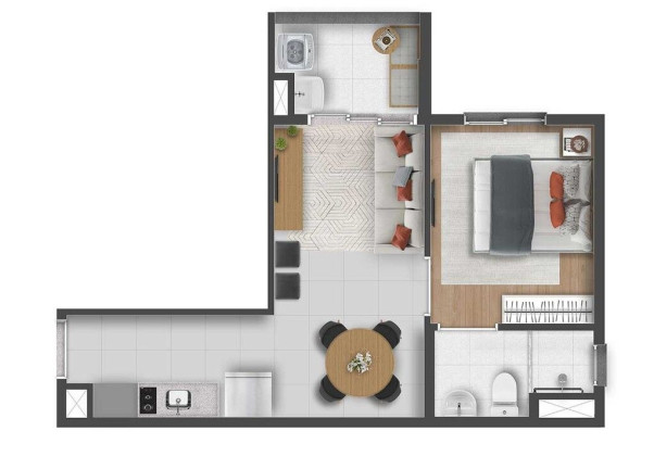 Imagem Apartamento com 1 Quarto à Venda, 25 m² em Santa Cecília - São Paulo Imagem Apartamento com 1 Quarto à Venda, 25 m² em Santa Cecília - São Paulo