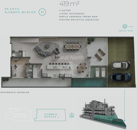 Imagem Apartamento com 4 Quartos à Venda, 189 m² em Praia Brava - Itajaí Imagem Apartamento com 4 Quartos à Venda, 189 m² em Praia Brava - Itajaí