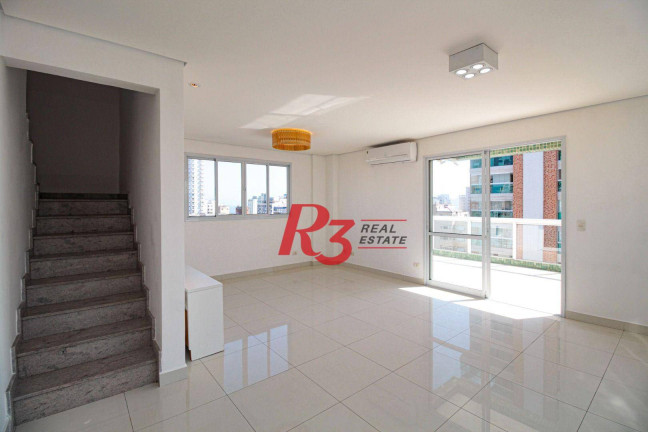 Imóvel com 3 Quartos para Alugar, 127 m² em Boqueirão - Santos