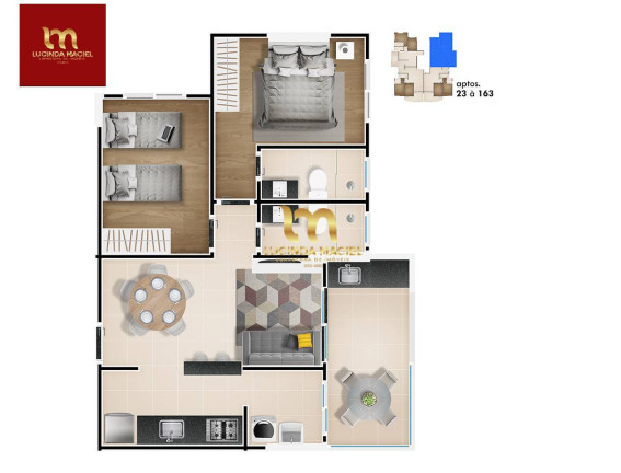 Imagem Apartamento com 2 Quartos à Venda, 70 m² em Vila Atlantica - Mongaguá Imagem Apartamento com 2 Quartos à Venda, 70 m² em Vila Atlantica - Mongaguá