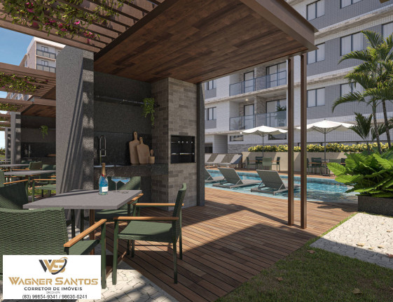 Imagem Apartamento com 2 Quartos à Venda,  em Ponta De Campina - Cabedelo