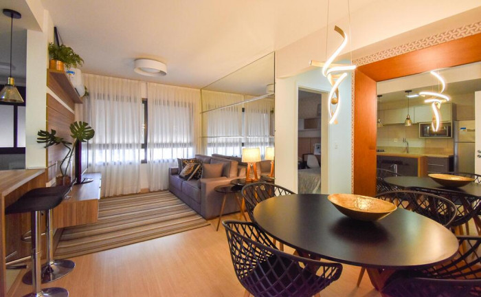 Imagem Apartamento com 1 Quarto à Venda, 44 m² em Farroupilha - Porto Alegre