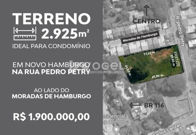 Imagem Imóvel à Venda, 2.925 m² em Rondônia - Novo Hamburgo Imagem Imóvel à Venda, 2.925 m² em Rondônia - Novo Hamburgo