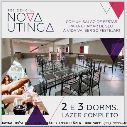 Imagem Apartamento com 3 Quartos à Venda, 63 m² em Jardim Utinga - Santo André