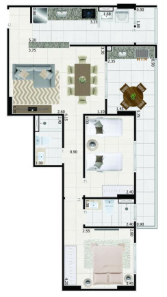 Imagem Apartamento com 3 Quartos à Venda, 92 m² em Vila São Paulo - Mongaguá Imagem Apartamento com 3 Quartos à Venda, 92 m² em Vila São Paulo - Mongaguá