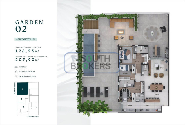 Imagem Apartamento com 4 Quartos à Venda, 85 m² em água Verde - Curitiba Imagem Apartamento com 4 Quartos à Venda, 85 m² em água Verde - Curitiba