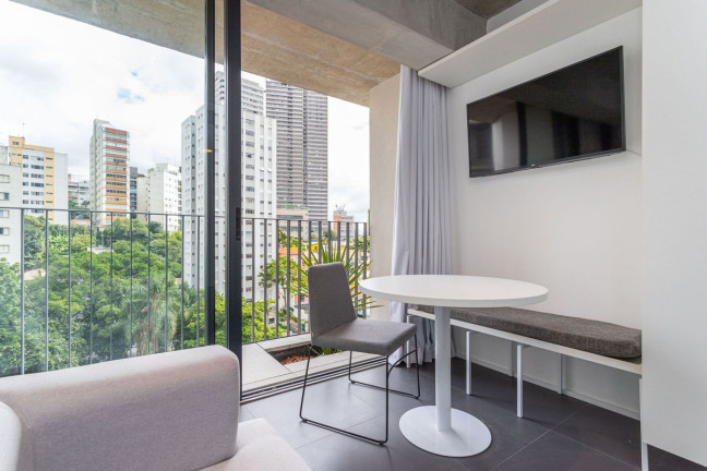 Apartamento com 1 Quarto para Alugar, 28 m² em Vila Madalena - São Paulo