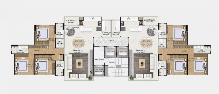 Imagem Apartamento com 3 Quartos à Venda, 135 m² em Centro - Balneário Camboriú