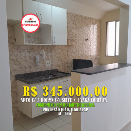 Imagem Apartamento com 3 Quartos à Venda, 62 m² em Ponte De São João - Jundiaí Imagem Apartamento com 3 Quartos à Venda, 62 m² em Ponte De São João - Jundiaí