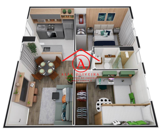 Imagem Apartamento com 2 Quartos à Venda, 11.016 m² em João Aranha - Paulínia