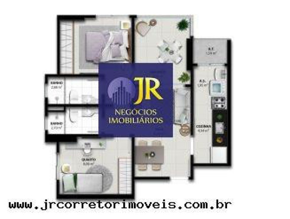 Imagem Apartamento com 2 Quartos à Venda, 60 m² em Jockey De Itaparica - Vila Velha Imagem Apartamento com 2 Quartos à Venda, 60 m² em Jockey De Itaparica - Vila Velha