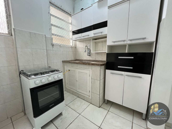 Imagem Apartamento com 1 Quarto para Alugar, 50 m² em Gonzaga - Santos
