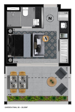 Imagem Studio com 1 Quarto à Venda, 20 m² em Consolação - São Paulo Imagem Studio com 1 Quarto à Venda, 20 m² em Consolação - São Paulo