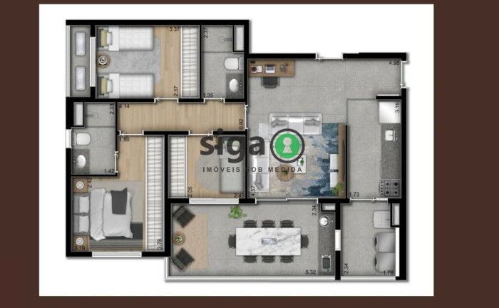 Imagem Apartamento com 3 Quartos à Venda, 85 m² em Butantã - São Paulo