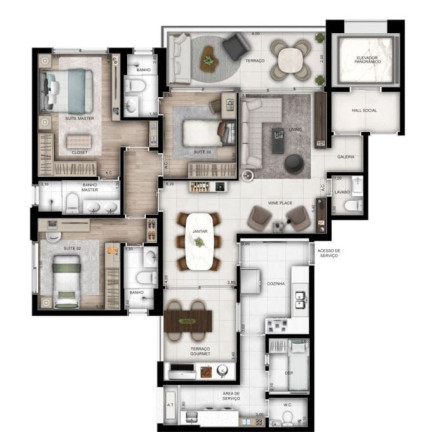 Imagem Apartamento com 3 Quartos à Venda, 263 m² em Vila Mariana - São Paulo Imagem Apartamento com 3 Quartos à Venda, 263 m² em Vila Mariana - São Paulo