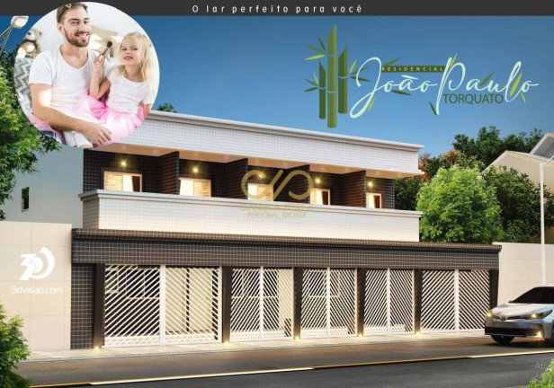 Casa de Condomínio com 2 Quartos à Venda, 62 m² em Quietude - Praia Grande