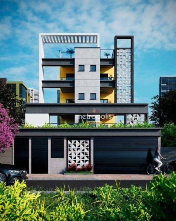 Imagem Apartamento com 2 Quartos à Venda, 46 m² em Campestre - Santo André