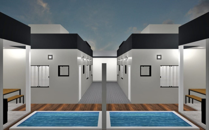 Imagem Casa com 3 Quartos à Venda, 86 m² em Jardim Oásis - Taubaté