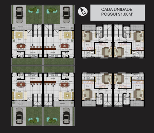 Imagem Sobrado com 2 Quartos à Venda, 91 m² em Capão Do Cravo - Passo De Torres Imagem Sobrado com 2 Quartos à Venda, 91 m² em Capão Do Cravo - Passo De Torres