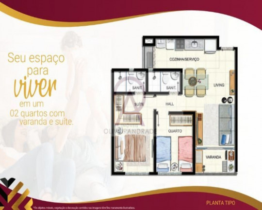 Imagem Imóvel com 2 Quartos à Venda, 53 m² em Vila Laura - Salvador