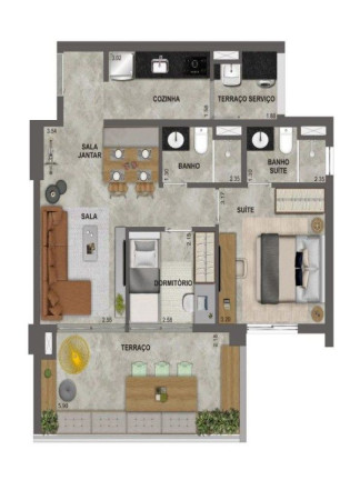 Apartamento com 2 Quartos à Venda, 70 m² em Sumarezinho - São Paulo