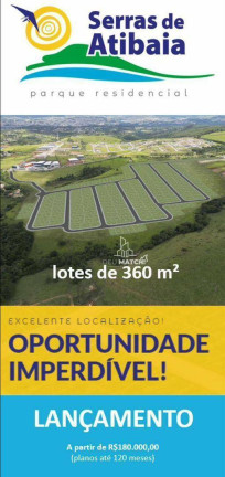 Imagem Terreno à Venda, 360 m² em Mato Dentro - Atibaia Imagem Terreno à Venda, 360 m² em Mato Dentro - Atibaia
