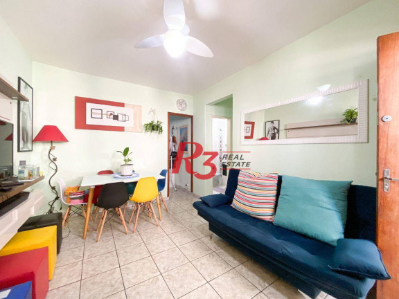 Apartamento com 1 Quarto à Venda, 51 m² em Gonzaga - Santos