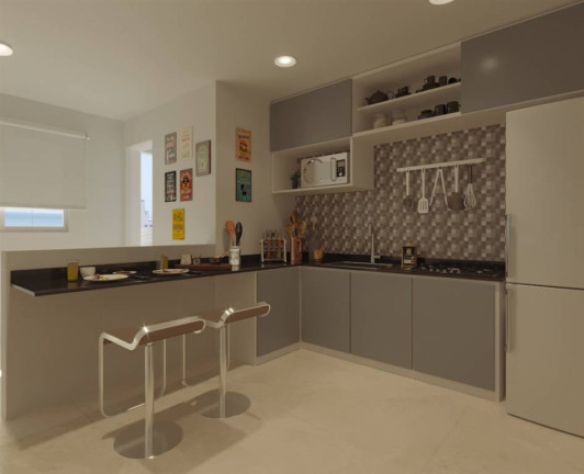 Apartamento com 1 Quarto à Venda, 54 m² em Ocian - Praia Grande