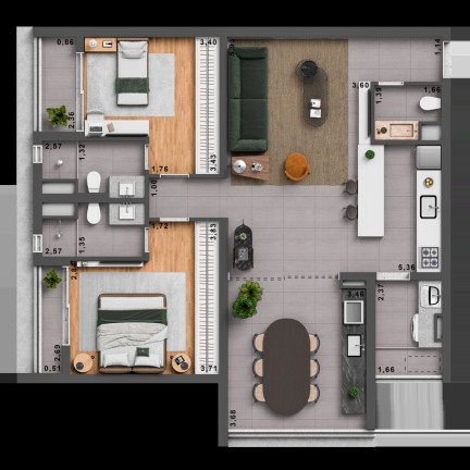 Imagem Apartamento com 2 Quartos à Venda, 96 m² em Pinheiros - São Paulo Imagem Apartamento com 2 Quartos à Venda, 96 m² em Pinheiros - São Paulo