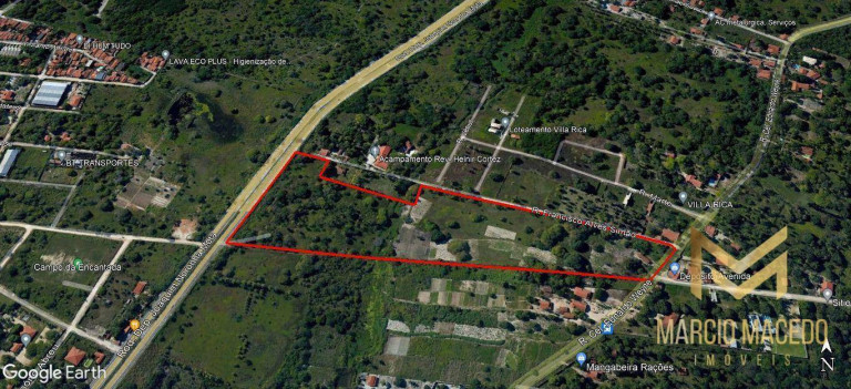 Terreno à Venda, 63.669 m² em Guaribas - Eusébio
