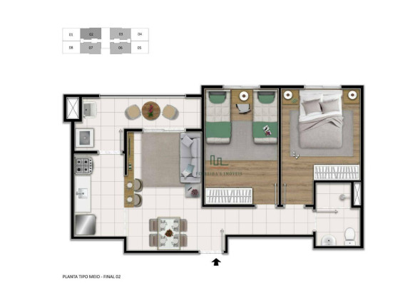 Imagem Cobertura com 2 Quartos à Venda, 94 m² em Fátima - Niterói