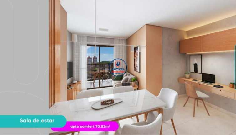 Apartamento com 2 Quartos para Alugar ou Temporada, 70 m² em Capim Macio - Natal
