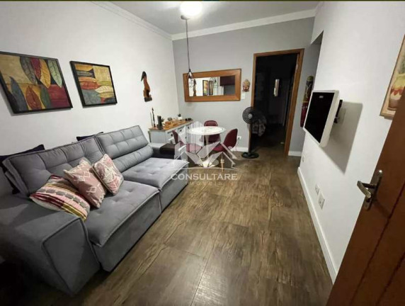 Apartamento com 1 Quarto à Venda, 50 m² em Gonzaga - Santos