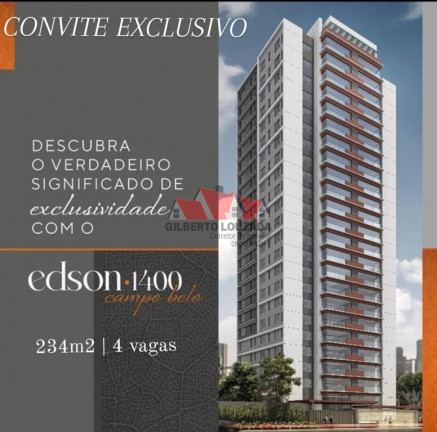 Imagem Apartamento com 4 Quartos à Venda, 234 m² em Campo Belo - São Paulo Imagem Apartamento com 4 Quartos à Venda, 234 m² em Campo Belo - São Paulo