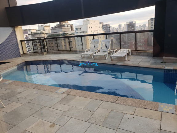 Imagem Flat com 1 Quarto para Alugar, 29 m² em Indianópolis - São Paulo Imagem Flat com 1 Quarto para Alugar, 29 m² em Indianópolis - São Paulo