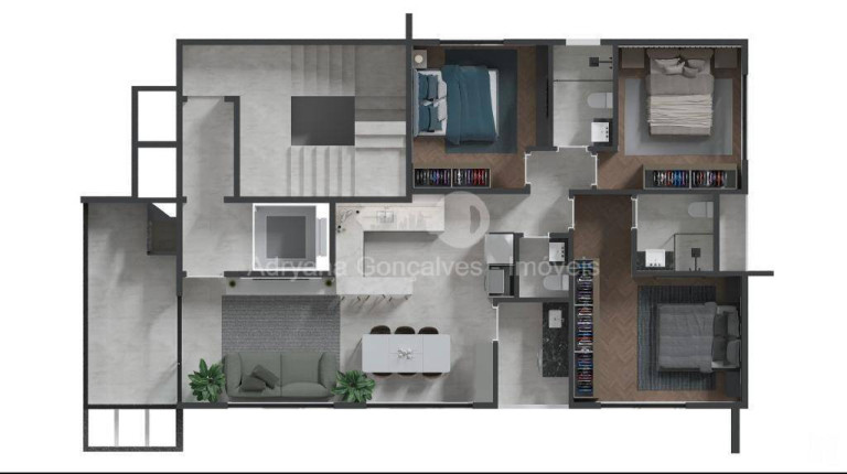 Imagem Apartamento com 3 Quartos à Venda, 99 m² em Itacolomi - Balneário Piçarras