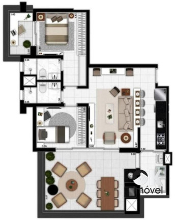 Imagem Apartamento com 2 Quartos à Venda, 93 m² em Pinheiros - São Paulo Imagem Apartamento com 2 Quartos à Venda, 93 m² em Pinheiros - São Paulo