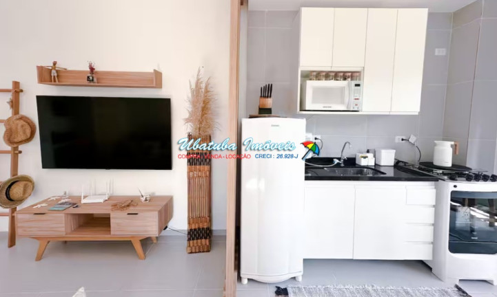 Imagem Apartamento com 1 Quarto à Venda, 42 m² em Perequê Açu - Ubatuba