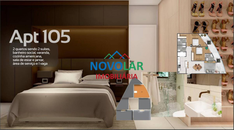 Imagem Apartamento com 1 Quarto à Venda, 62 m² em Nova São Pedro - São Pedro Da Aldeia Imagem Apartamento com 1 Quarto à Venda, 62 m² em Nova São Pedro - São Pedro Da Aldeia