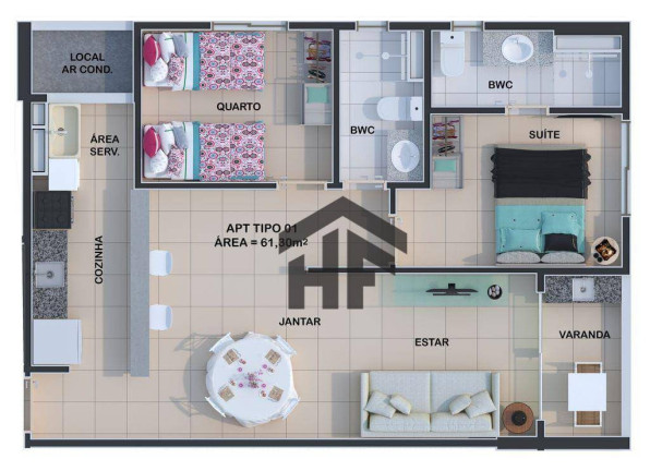 Imagem Apartamento com 2 Quartos à Venda, 52 m² em Candeias - Jaboatão Dos Guararapes Imagem Apartamento com 2 Quartos à Venda, 52 m² em Candeias - Jaboatão Dos Guararapes
