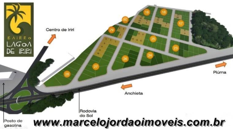 Terreno à Venda, 200 m² em Balneário De Iriri - Anchieta