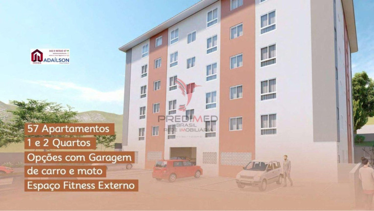 Apartamento com 2 Quartos à Venda, 58 m² em Jardim Janaína - Biguaçu