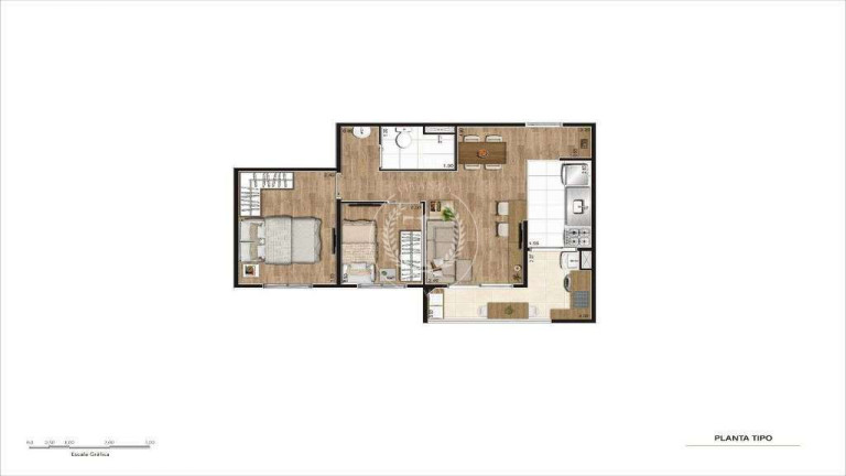 Imagem Apartamento com 2 Quartos à Venda, 47 m² em Vila São João - Guarulhos