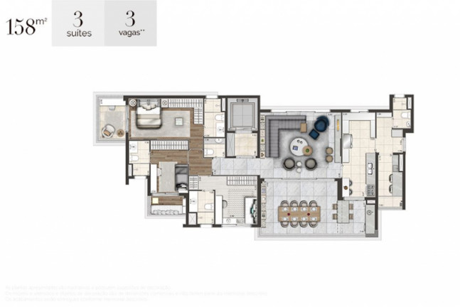 Imagem Apartamento com 3 Quartos à Venda, 158 m² em Moema - São Paulo Imagem Apartamento com 3 Quartos à Venda, 158 m² em Moema - São Paulo