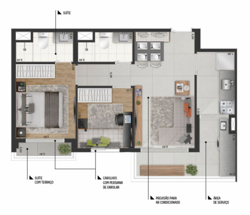 Imagem Apartamento com 2 Quartos à Venda, 52 m² em Moema - São Paulo