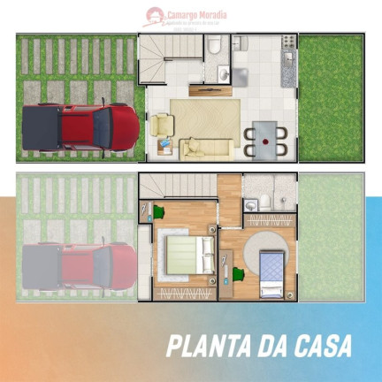 Imagem Casa de Condomínio com 2 Quartos à Venda, 61 m² em Vila Urupês - Suzano