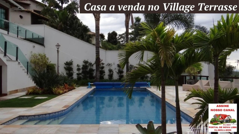 Casa com 4 Quartos à Venda,  em Village Terrasse - Nova Lima
