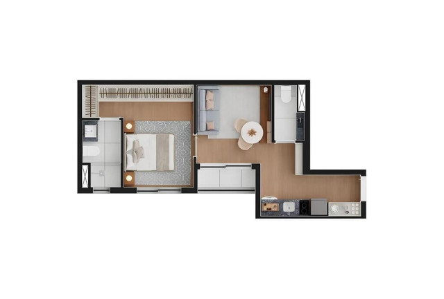Studio com 1 Quarto à Venda, 20 m² em Consolação - São Paulo